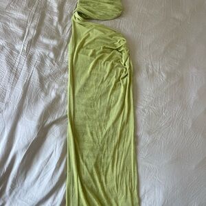 Oh Polly Lime Green Maxi Dress
